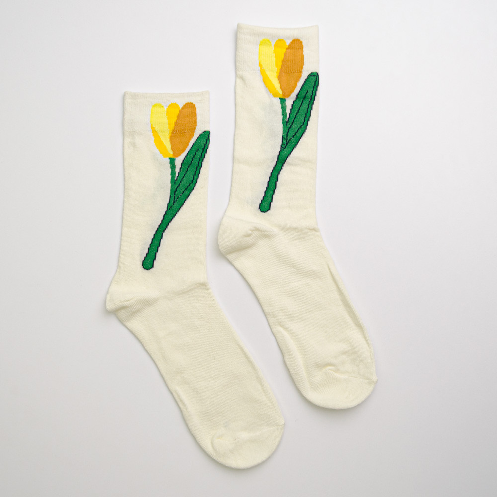 Набір шкарпеток жіночіх бавовняних 10 пар Youstar 099 Високі 37-41 Різні кольори Суми - фото 7