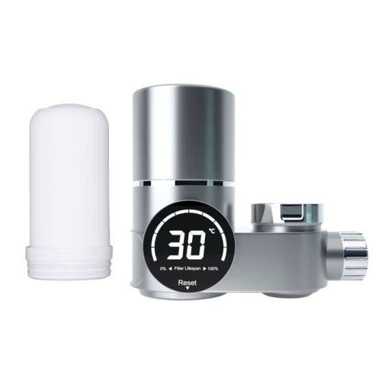 Вугільний картридж для водяного фільтра-накладки на кран на кухню або ванну кімнату для очищення проточної води Кам'янець-Подільський