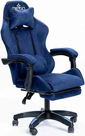 Крісло геймерське DIEGO ALCANTARA PRO Dark Blue Київ