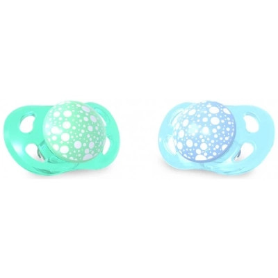 Пустушка Twistshake 2шт 0-6 міс світло-блакитна/м'ятна (69900) Вінниця - фото 1
