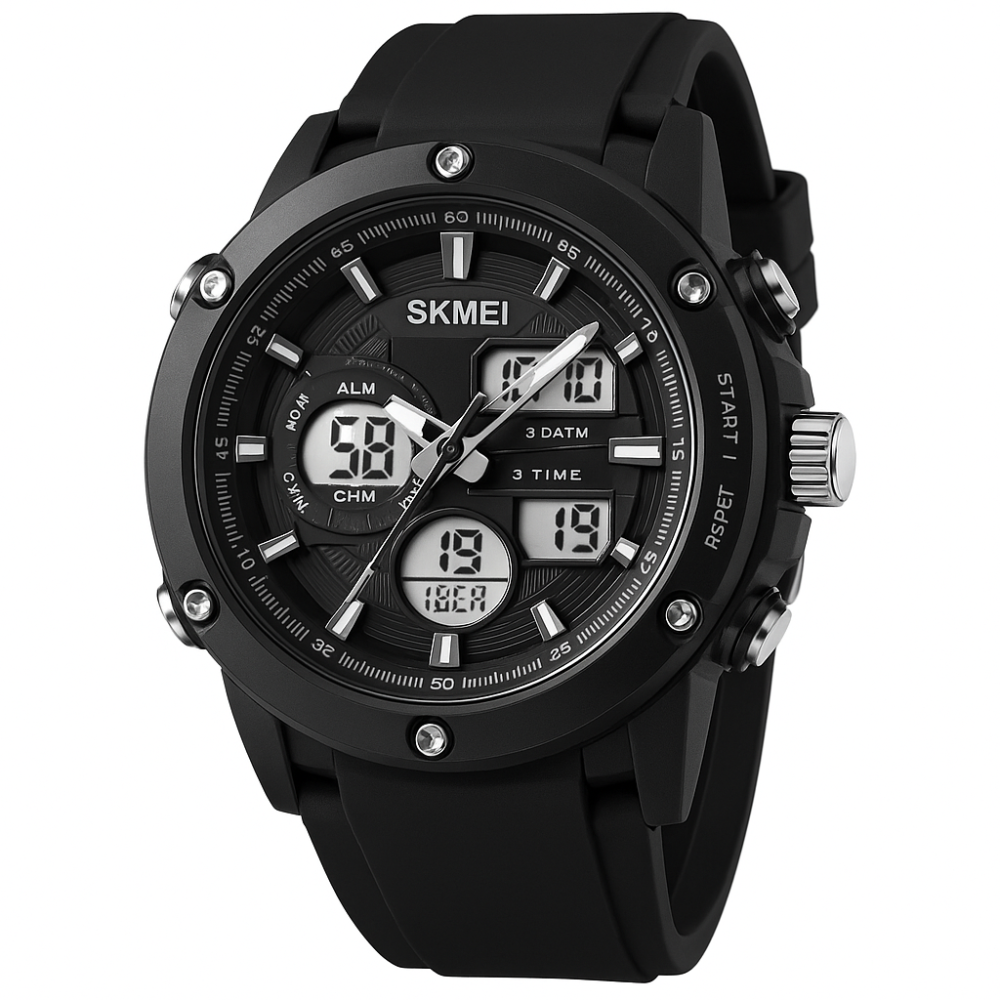 Наручний годинник чоловічий тактичний чоловічий SKMEI 1757BKWT, Водонепроникний годинник для риболовлі IT-86 Львів - фото 14