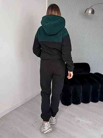 Женский теплый костюм двухцветный Одесса