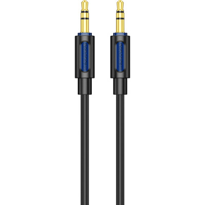 Кабель мультимедійний 3.5mm M to 3.5mm M 1.0m silicone BL20 black BOROFONE (6941991114373) Вінниця - фото 2