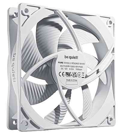 Вентилятор be quiet! Pure Wings 3 120mm PWM Reverse 3-Pack White (BL136) ( 21142 ) Харьков