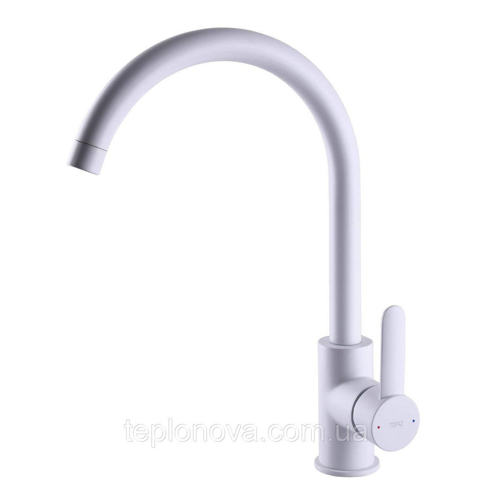 Смеситель для кухни TOPAZ CORSICA TC 8809-H48-W-S Черновцы - изображение 1