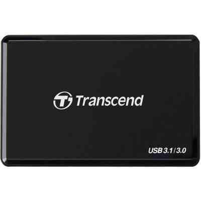 Зчитувач флеш-карт Transcend USB 3.1 Gen 1 Type-C SD/microSD/CompactFlash/Memory Stick (TS-RDC8K2) Вінниця