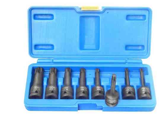 Набір головок-біт TORX ударних 8пр. 1/2" (T30, Т40, Т45, Т50, Т55, Т60, Т70, 80) в кейсі Одеса