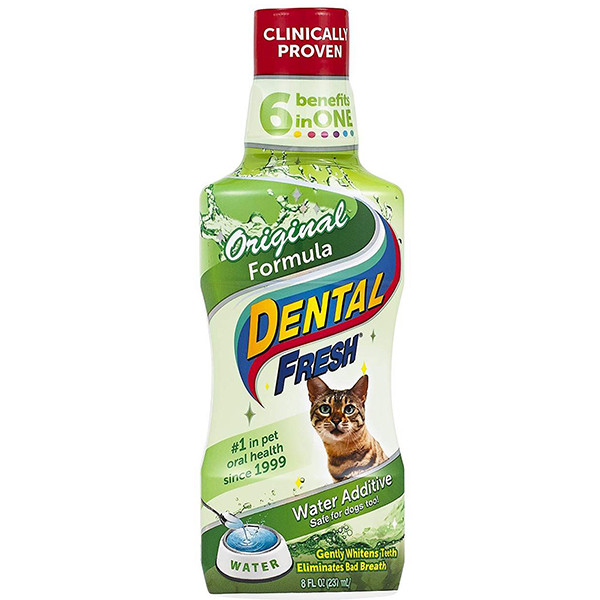 SynergyLabs Dental Fresh Cat СІНЕРДЖІ ЛАБС СВІЖІСТЬ ЗУБІВ рідина від зубного нальоту і запаху з пащі котів Київ - фото 1