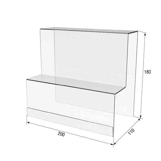 Товарная горка EKOSTAR на 2 полки 200х110х180 Киев