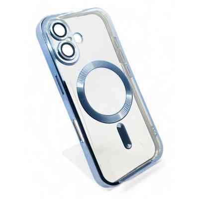 Чохол до мобільного телефона BeCover TPU Chrome Case (MagSafe) для Apple iPhone 16 Plus Sierra Blue (712077) Вінниця