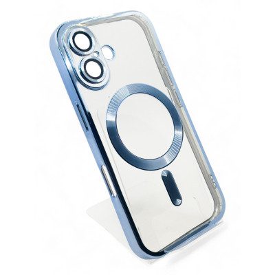Чехол для мобильного телефона BeCover TPU Chrome Case (MagSafe) для Apple iPhone 16 Plus Sierra Blue (712077) Винница - изображение 2