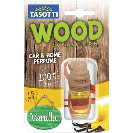 Ароматизатор для авто пробка "Wood" Vanilla (Ваніль) 7мл Tasotti Вінниця