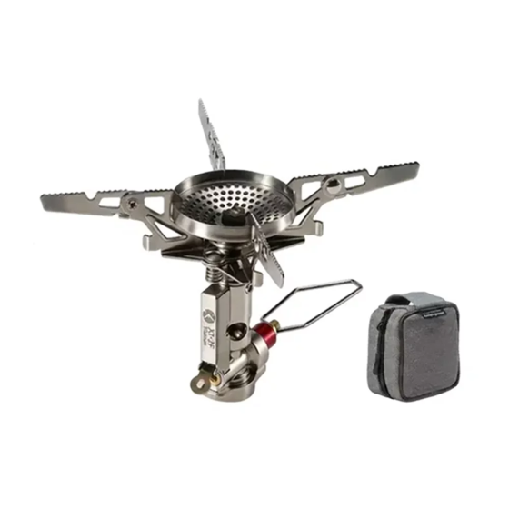 Газовий пальник Campingmoon XT-2F з чохлом (титановий) Вінниця