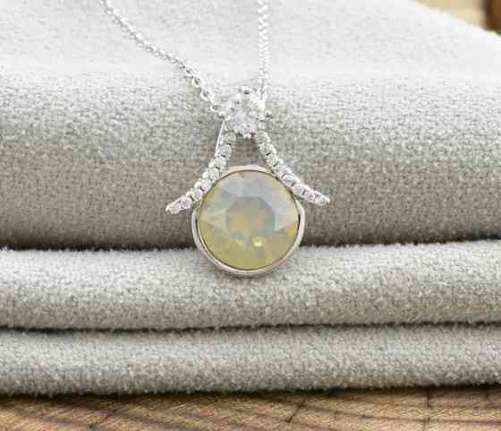 Цепочка Xuping с кристаллами Swarovski, цепочка 40+5см, кулон 16*15мм Киев