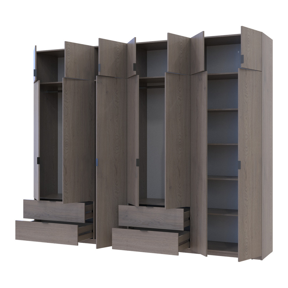 Комплект шаф для одягу Doros Лукас (2 шт.) 295х50х240 см Канноло (DRS-011854) Львів - фото 3