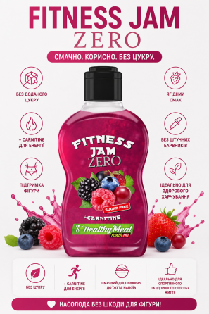 Джем низкокалорийный Power Pro Fitness Jam Zero 200 гр лесная ягода Киев