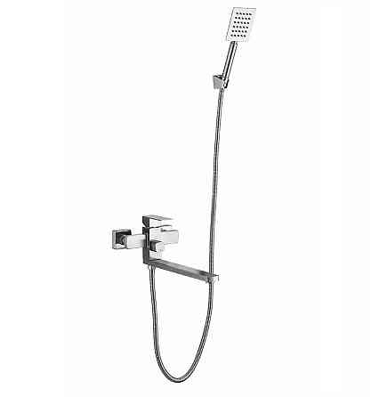 Смеситель для ванны с душевым гарнитуром WEZER PRO7A-02 сатин Киев