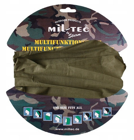 Многофункциональный Универсальный Шарф (Бафф) Mil-Tec от Sturm (12216001) Olive Нововолынск - изображение 4