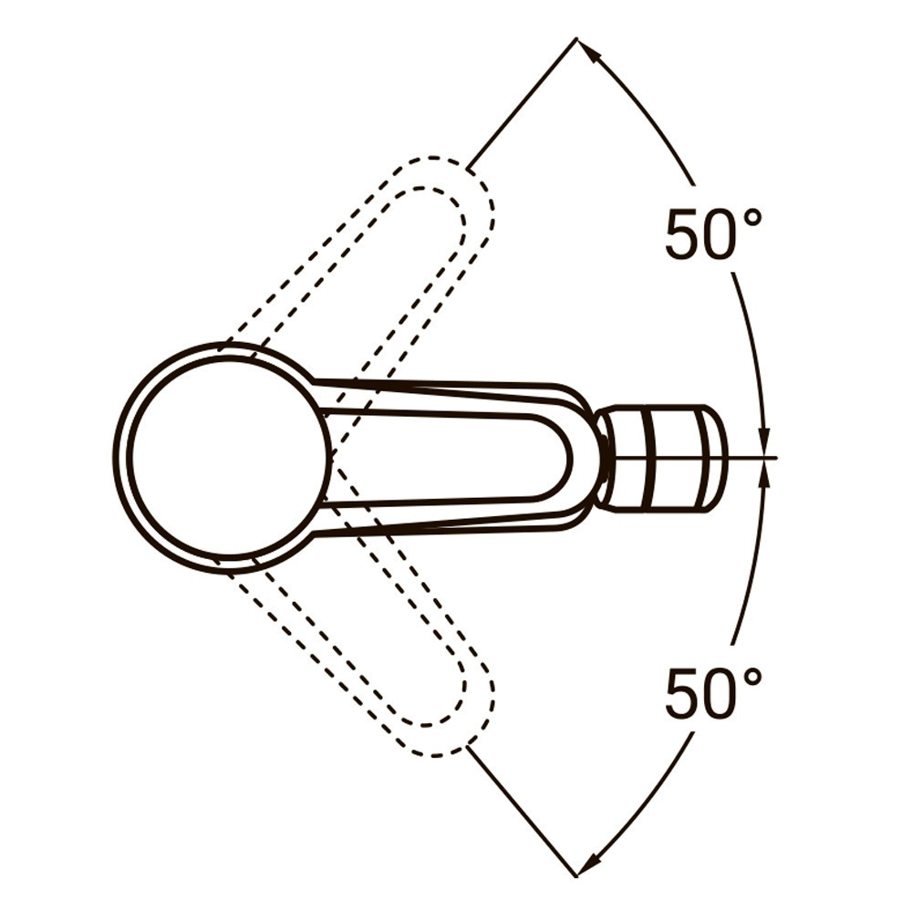 Змішувач HK Ø35 для біде на гайці AQUATICA HK-1F130C (9732500) Київ - фото 5