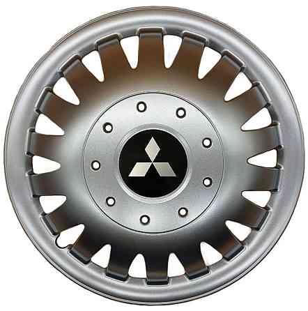 Автомобільні модельні ковпаки R15 Mitsubishi 320 4шт, SJS, сріблясті Вінниця