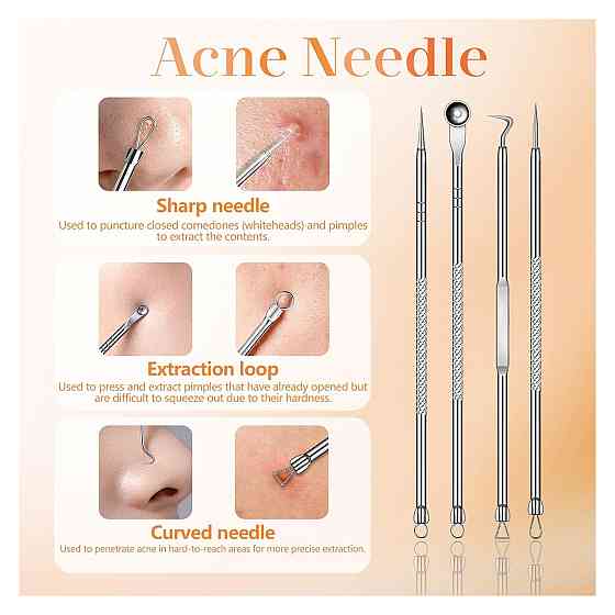 Вакуумний очищувач пор комедонний екстрактор Yccu Blackhead Remover Y002 Білий 4 насадки 4 режими USB зарядка ABS Київ