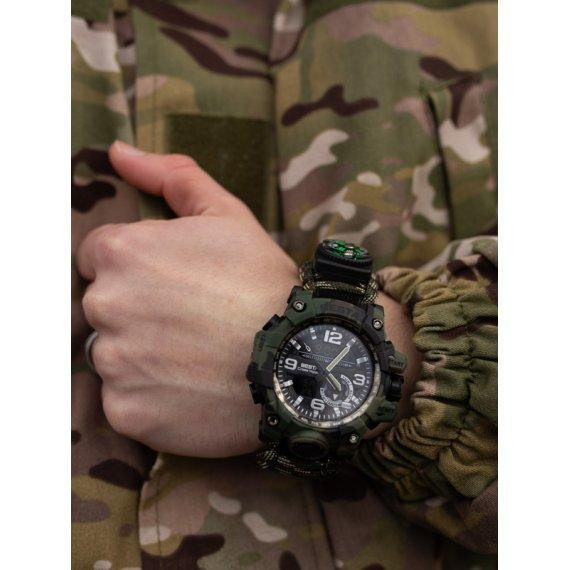 Чоловічий наручний годинник Besta Military з компасом (Камуфляж) Вінниця - фото 7