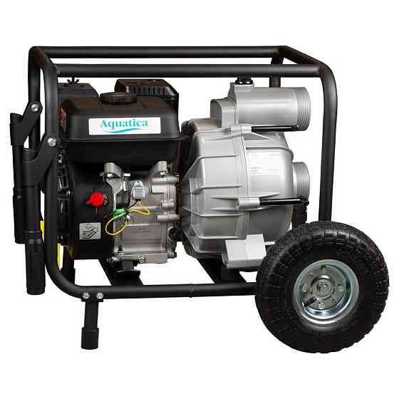 Мотопомпа 7.5 к.с. Hmax 28м Qmax 70м³/год (4-х тактний) для брудної води AQUATICA (772537) Рівне