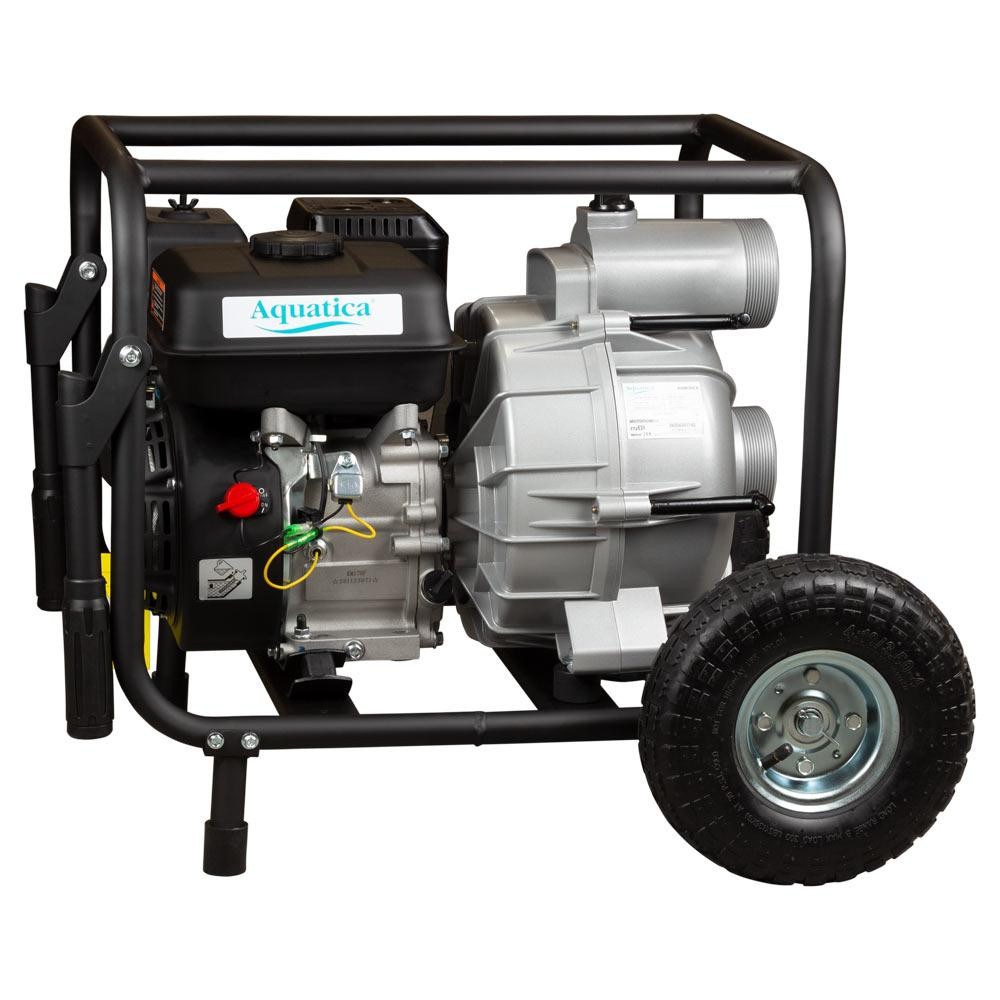 Мотопомпа 7.5 к.с. Hmax 28м Qmax 70м³/год (4-х тактний) для брудної води AQUATICA (772537) Рівне - фото 2