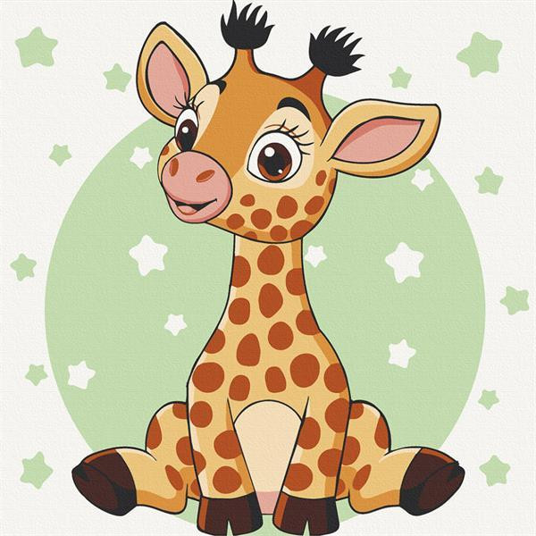 Картина за номерами ArtCraft Жирафеня 30х30 см (15540-AC) Харьков - изображение 2