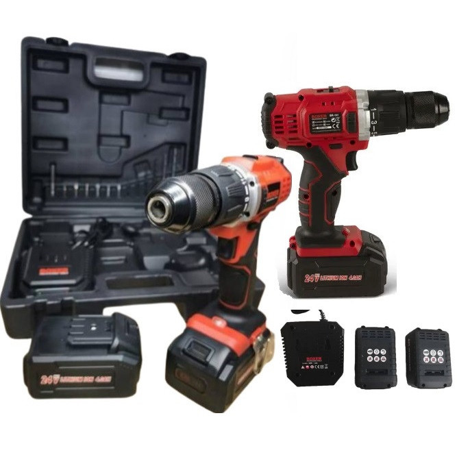 Самый надежный шуруповерт, Дрель-шуруповерт с множеством насадок, Аккумуляторный надежный шуруповерт GO-54 Львов - изображение 1