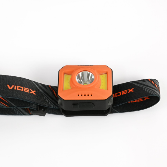 Ліхтарик LED налобний 400Lm 5000К VLF-H085-OR Videx Житомир
