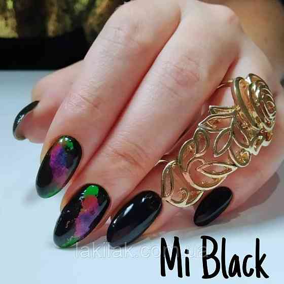 Гель-лак Mi Black (чорний) 8мл Херсон