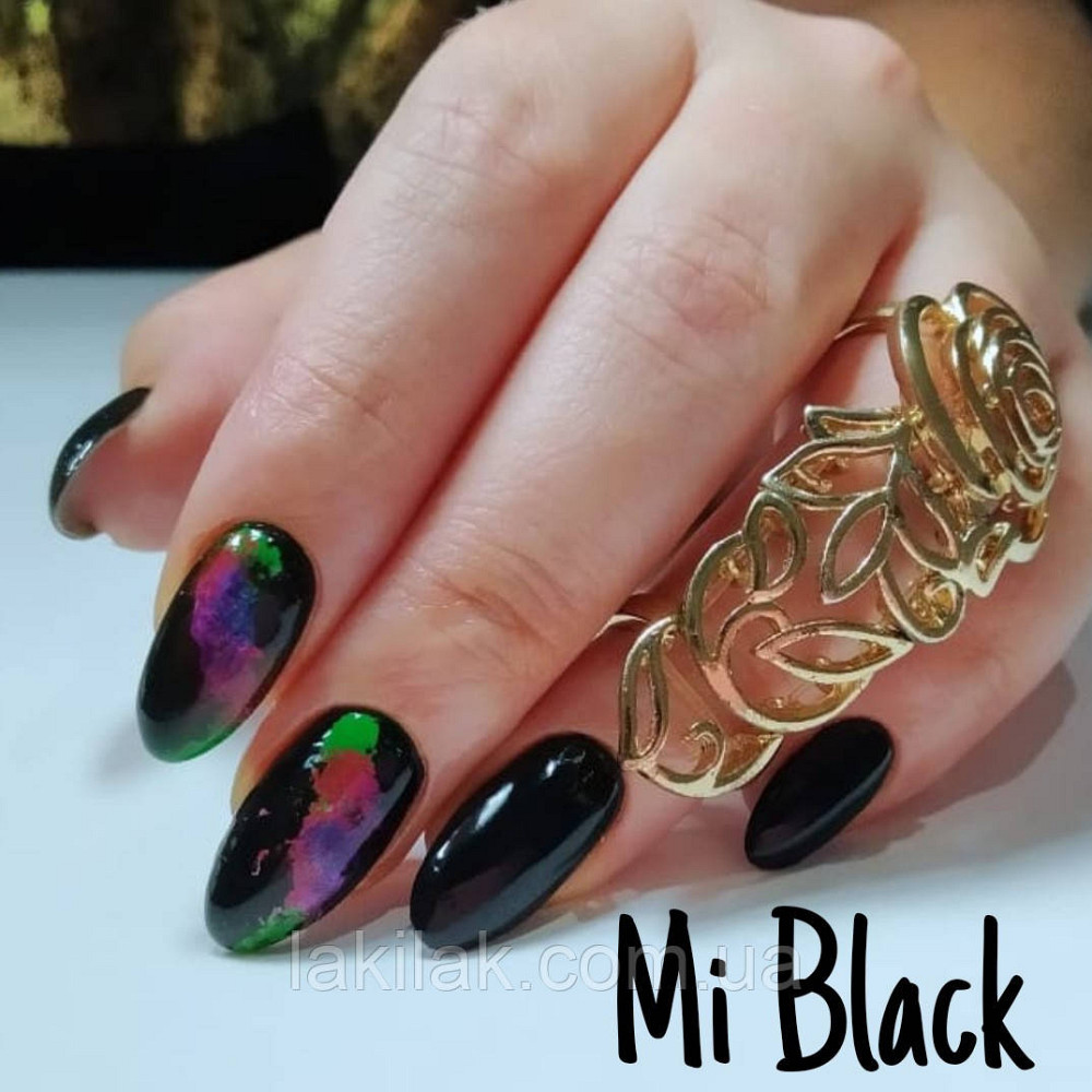Гель-лак Mi Black (чорний) 8мл Херсон - фото 1