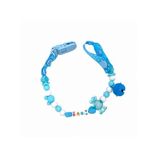 Цепочка для пустышки MGZ-0500(Blue) с колокольчиком Винница