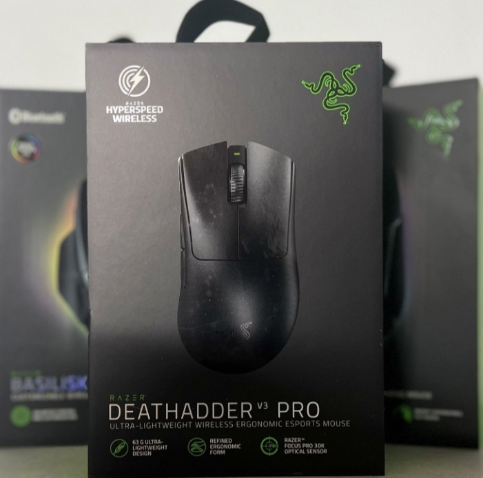 Миша: Razen DeathAdder V3 Pro Black ( RZ01-04630100-R3G1) Киев - изображение 1