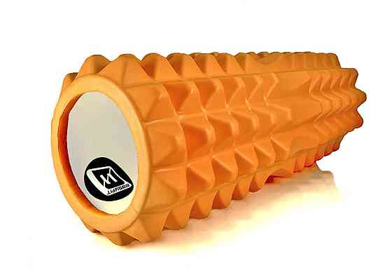 EasyFit Масажний ролик EasyFit Grid Roller 33 см v.1.2 Помаранчевий Коломия