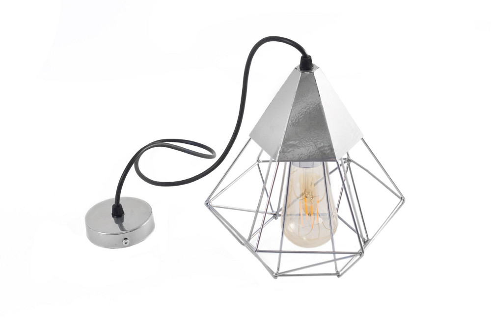 Люстра з підвісними плафонами лофт Е27 Crystal NL 0535 CR Одеса - фото 4