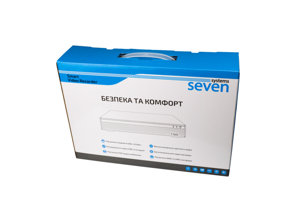 IP-видеорегистратор SEVEN IR-7209-4PAI Киев - изображение 4