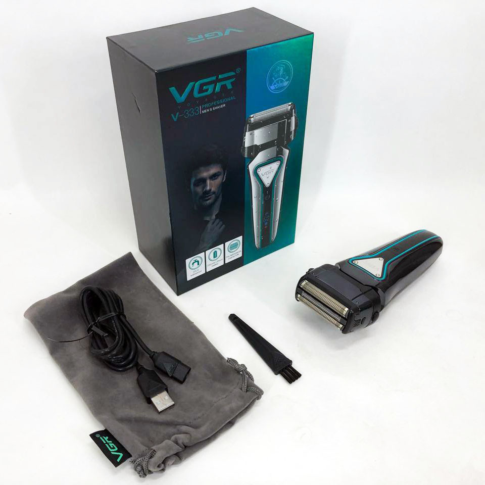 Портативна електробритва для бороди, Акумуляторна бритва для стрижки волосся та бороди AC-86 Івано-Франківськ - фото 2