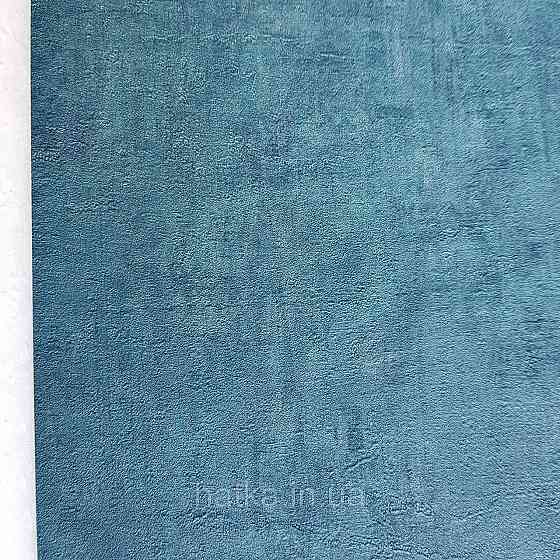 Шпалери вінілові на флізелін Rasch Factory 0.53х10,05 під штукатурку під бетон структурні сині бірюза 429275 Київ