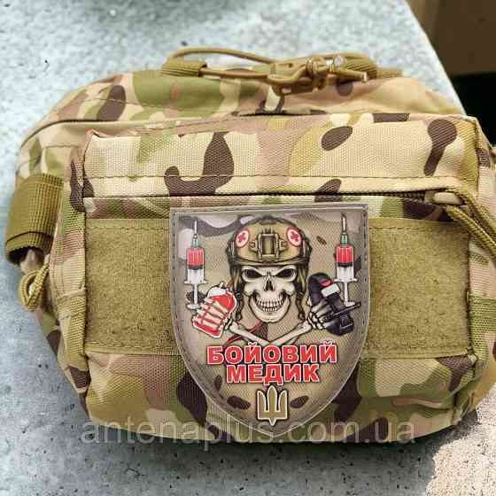 Бойовий медик мультикам шеврон / патч Київ