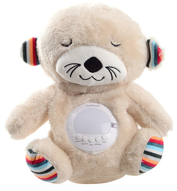 Игрушка-ночник Funmuch Выдра с функцией качания, проектором; колыбельные, белый шум (7120508) Киев - изображение 2
