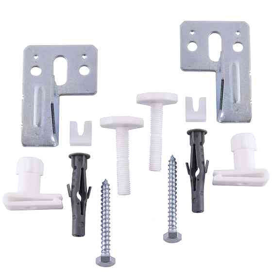 Універсальний комплект L-кронштейнів навісного кріплення панельного радіатора NS-1017 CRISTAL (2 шт) Тернопіль