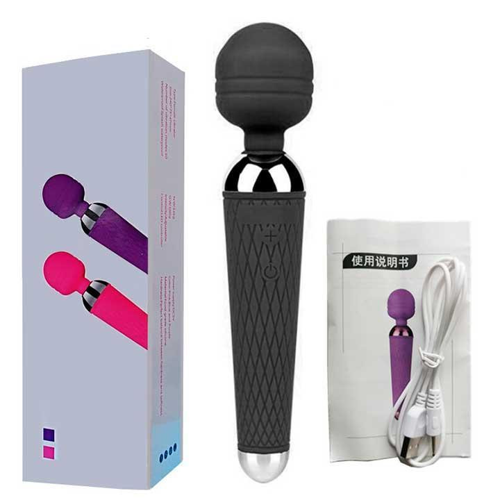 Вібратор "Чарівна паличка" USB — Чорний — Вібратори Вінниця - фото 3