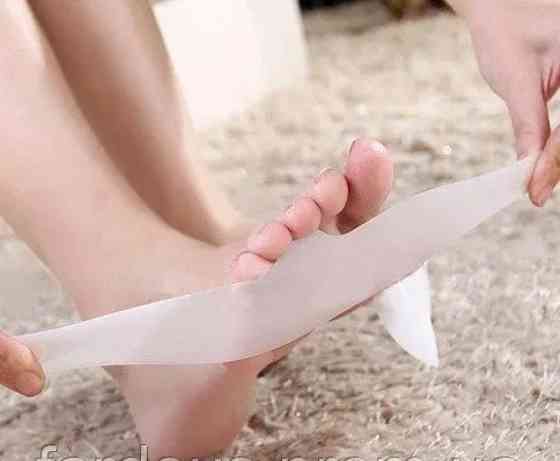 Ортопедическая силиконовая накладка для стопы ValgusPro, протекторы с подушечкой белый Винница