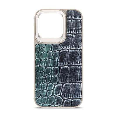 Чохол до мобільного телефона Harder Glamorous Croco Apple iPhone 15 Pro Grey Green (ARM76761) Вінниця - фото 1