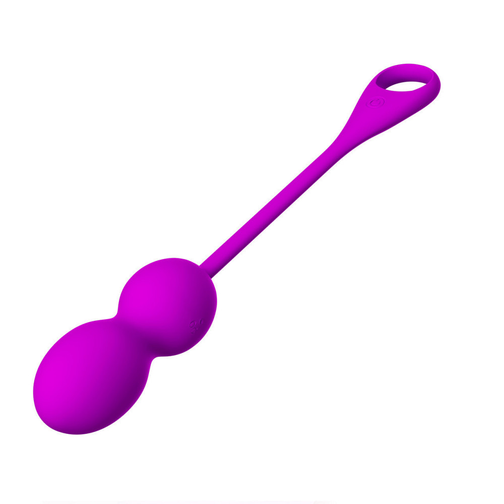 Віброкульки - Pretty Love Elvira Vibrating Egg Purple (App) Sex Aura Київ - фото 5