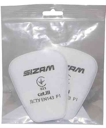 Sizam комплект передфільтрів для респіратора напівмаски Profiltr 6013 Р1, арт. 35101 Рівне