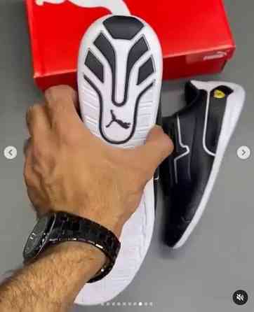 Кросівки Puma Чорні Чоловічі Пума Шкіряні Авто Мото (розміри: 41,42,43,44) Дніпро