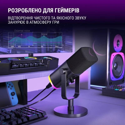 Микрофон Fifine AM8 USB/XLR Black (AM8) Винница - изображение 11